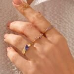 925 Silver Amethyst Leaf Ring - Image 5