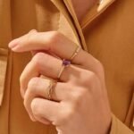 925 Silver Amethyst Oval Solitaire Ring - Image 3