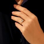 925 Silver Aquamarine Flower Ring - Image 3