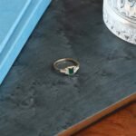 925 Silver Art Deco Emerald Engagement Ring - Image 5