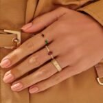 925 Silver Art Deco Garnet Ring - Image 3