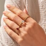 925 Silver Art Deco Garnet Ring - Image 4