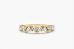 925 Silver Baguette CZ Diamond Ring