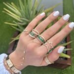 925 Silver Baguette Center Diamond Cigar Ring - Image 3