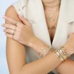 925 Silver Bezel Diamond Bar Bracelet - Image 2