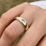 925 Silver Dome Band Ring - Image 6