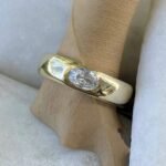 925 Silver Dome Band Ring - Image 2