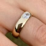 925 Silver Dome Band Ring - Image 3