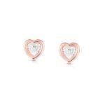 925 Silver Heart Studs - Image 2