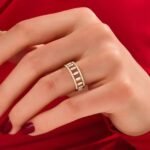 925 Silver Bold Eternity Wedding Band Ring