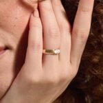 925 Silver Bold Marquise Band Ring - Image 2