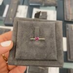 925 Silver Heart Shape Engagement Ring - Image 7