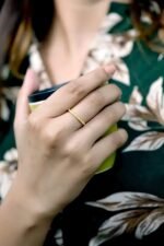 925 Silver Citrine Eternity Ring