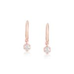 925 Silver Crown Silver Huggies - Image 2