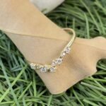 925 Silver Curved Wedding Ring - Image 4