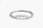 925 Silver Curved Wedding Ring - Image 7