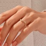 925 Silver Curved Wishbone Wedding Ring - Image 4