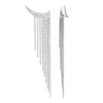 925 Silver Dangling Chain Crawlers - Image 3