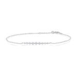 925 Silver Diamond Bar Bracelet - Image 3