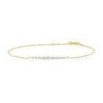 925 Silver Diamond Bar Bracelet - Image 2