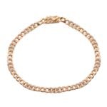 925 Silver Diamond Alternated Cuban Link Bracelet