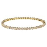 925 Silver Diamond Alternated Cuban Link Bracelet - Image 2