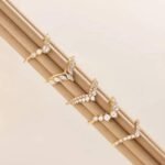 925 Silver Diamond Arched Bezel 5 Stone Ring - Image 2