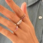 925 Silver Diamond Art Deco Wedding Band Ring - Image 4