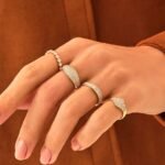 925 Silver Diamond Bold Solo Band Ring - Image 2