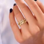 925 Silver Diamond Bold Vine Ring