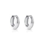 925 Silver Diamond Bubble Huggies - Image 2