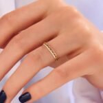 925 Silver Diamond Celtic Wedding Ring