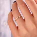 925 Silver Diamond Celtic Wedding Ring - Image 4