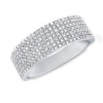 925 Silver Diamond Cigar Ring - Image 2