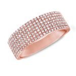 925 Silver Diamond Cigar Ring - Image 3