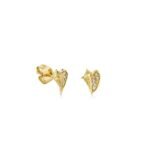 925 Silver Diamond Conch Shell Stud