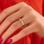 925 Silver Diamond Delicate Infinity Ring