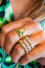 925 Silver Diamond Heart Bezel Ring - Image 3