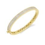 925 SilverDiamond Hinge Bangle