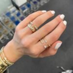 925 Silver Diamond Inlay Custom Ring - Image 2