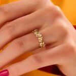 925 Silver Diamond Ivy Ring