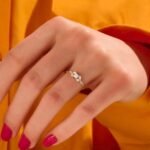 925 Silver Diamond Leaf Ring