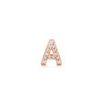 925 Silver Diamond Initial Letter Stud - Image 2