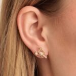 925 Silver Diamond Lobster Stud - Image 2