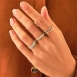 925 Silver Diamond Minimalist Pave Dome Ring - Image 4