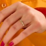 925 Silver Diamond Petite Cross Ring