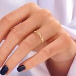 925 Silver Diamond Princess Crown Stacking Ring