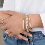 925 Silver Diamond Pyramid Spike Hinge Bangle - Image 2