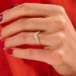 925 Silver  Diamond Royal Curve Ring