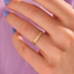 925 Silver Diamond Vintage Leaf Band Ring - Image 2